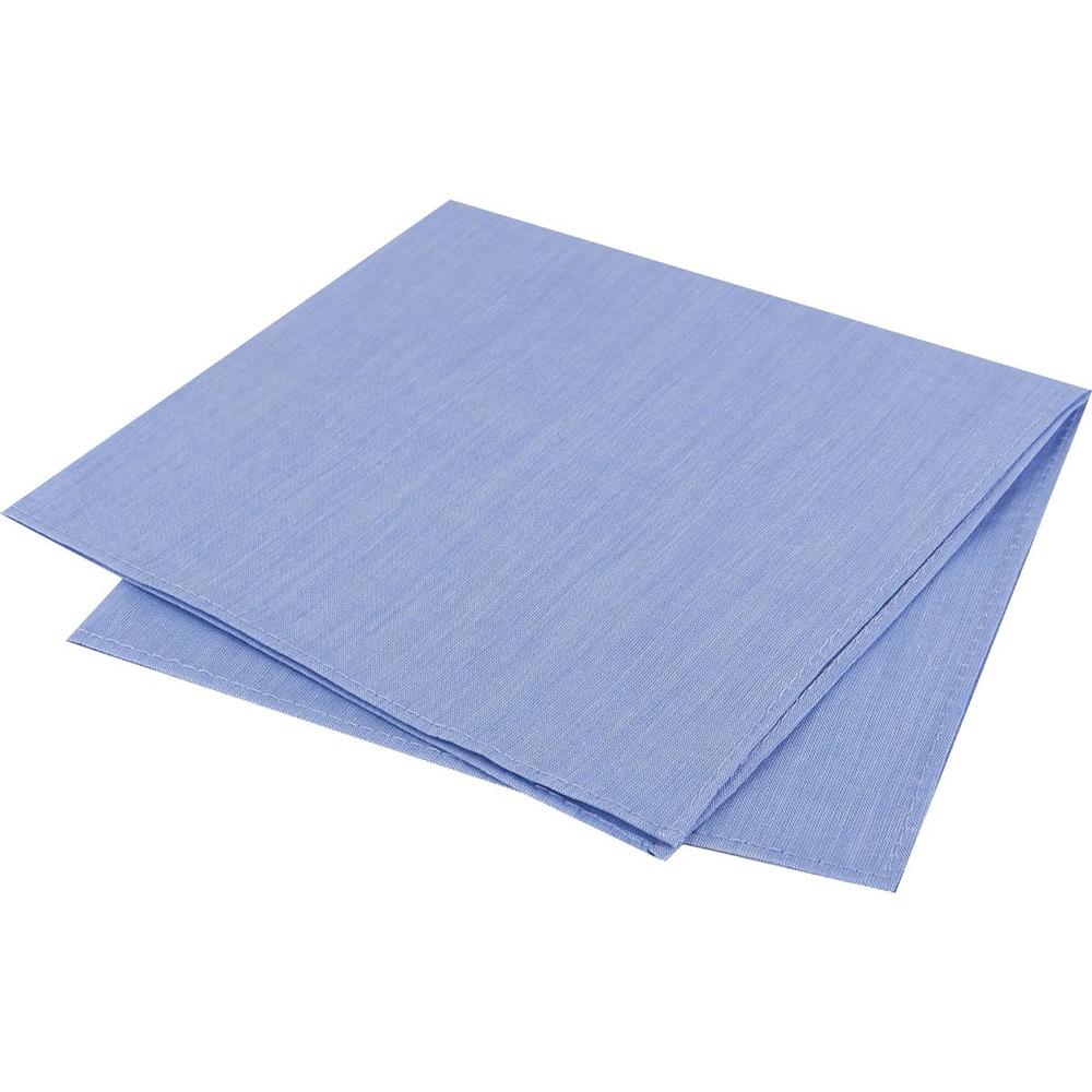 Tommy Hilfiger Mens Blue Cotton Handkerchief Business Pocket Square NWOT